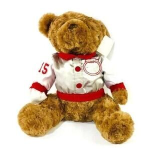 Dan Dee Teddy Bear Embroidered Plush Hug U XXL Brown 17"